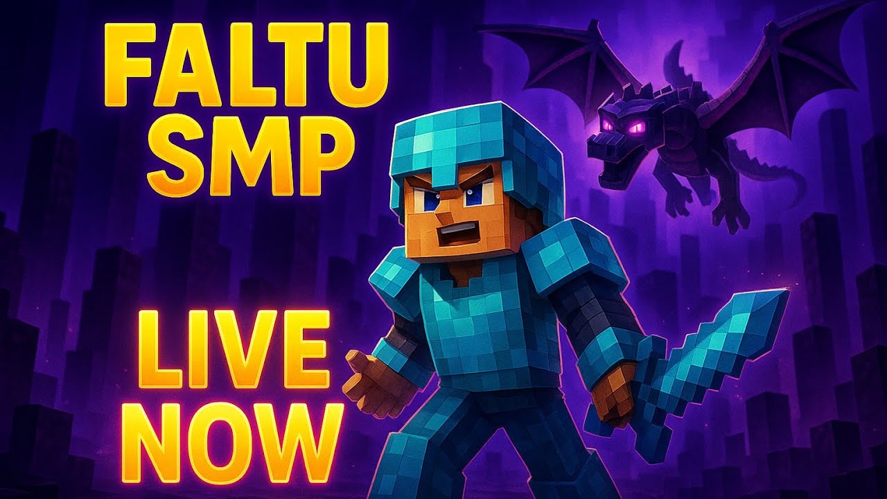 FALTU SMP SEASON 9 DAY 1 | MINECRAFT LIVE STREAM - YouTube
