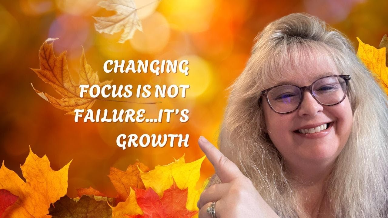 Changing focus is not failure… it’s growth - YouTube