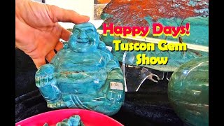Beautiful Agates and Crystals at the Tucson Gem Show 2026.