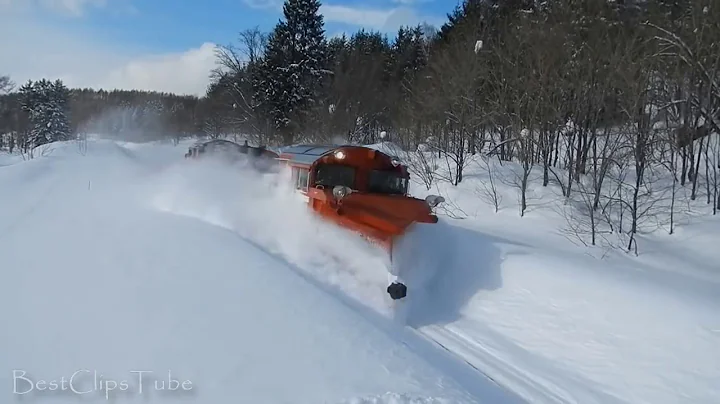 Powerful Trains Snow Plow Compilation