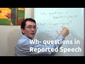 Вопросы, начинающиеся с "Wh-" в косвенной речи английского