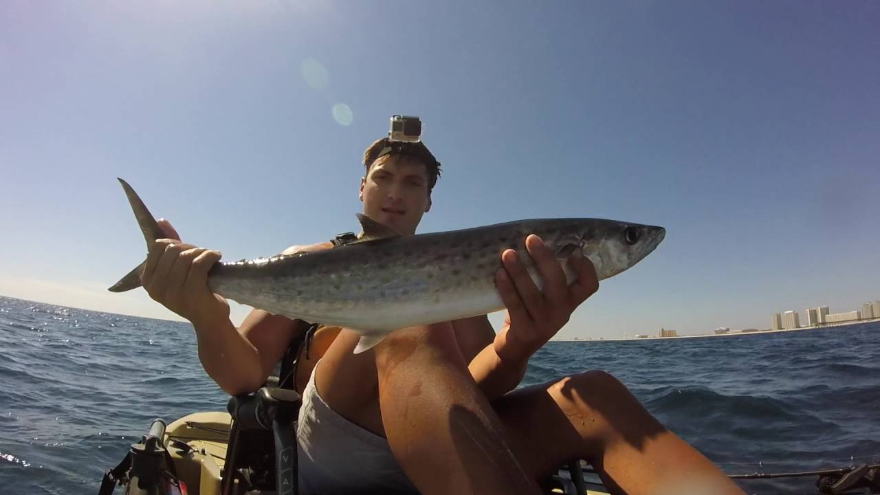 Kayak Fishing Off Navarre Beach Florida YouTube