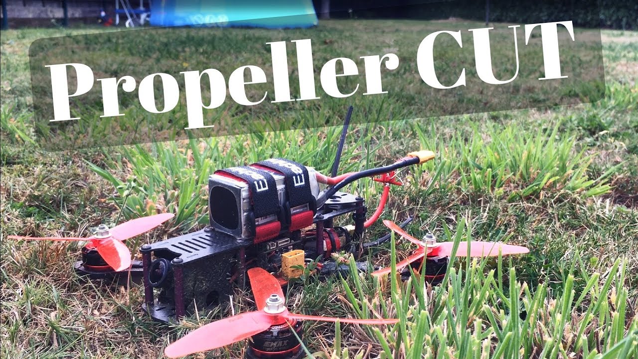 Drone propeller cuts YouTube