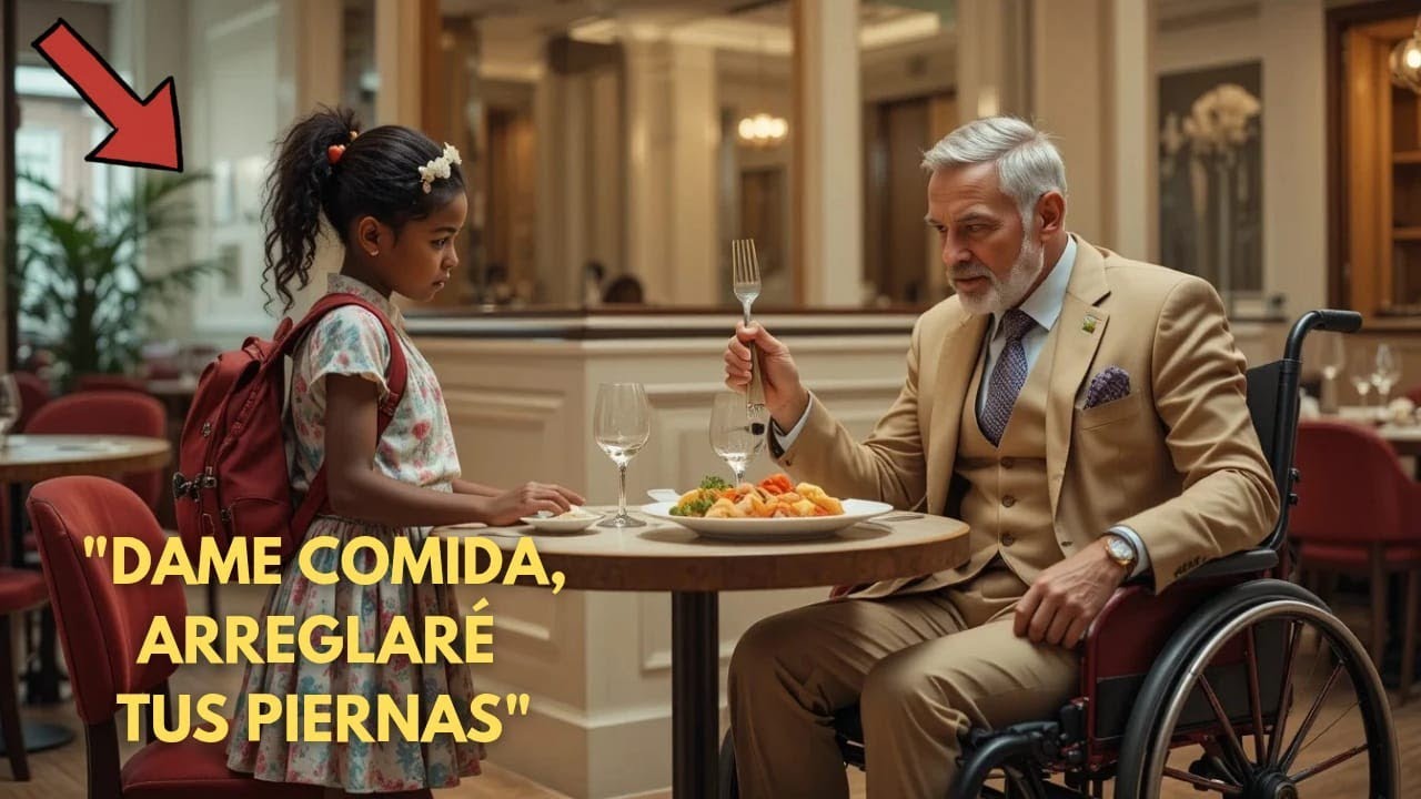 Chica pobre pide a millonario paralizado cambiar sobras por un milagro—él se ríe, luego ESTO