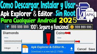 Como Instalar y Usar Apk Explorer & Editor Sin Root para Cualquier Android || 2025 screenshot 2