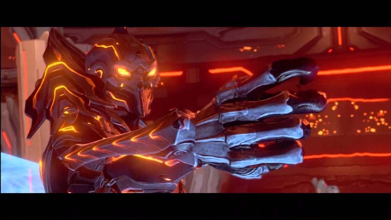 Game Cinematic Halo 4 Master Chief Cortana Vs Didact Youtube
