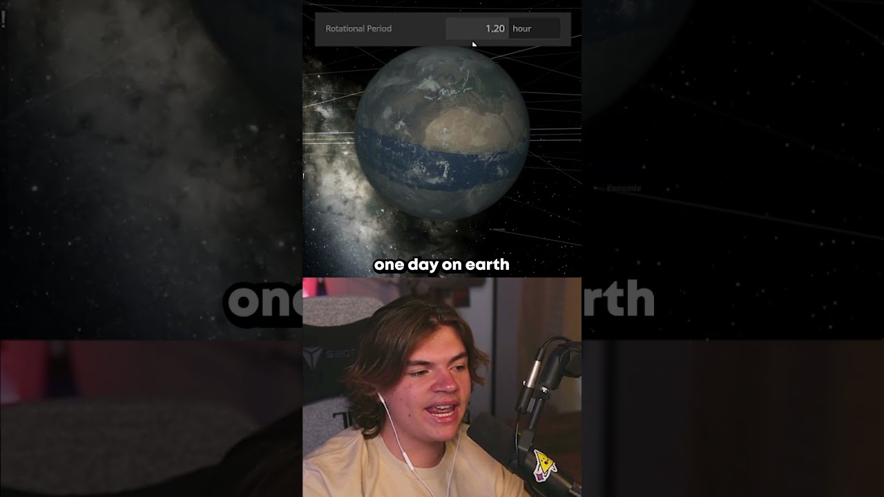 I Made Earth Spin 1000X Faster