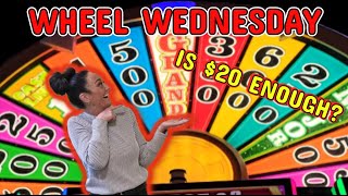 It's Wheel Wednesday! Is $20 enough to spin these wheel bonuses?