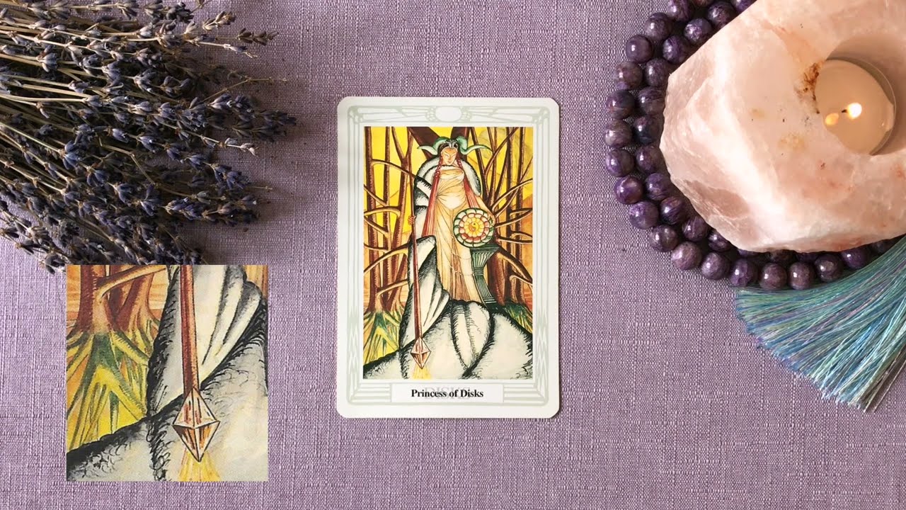 Принцесса Дисков - значения Таро Тота