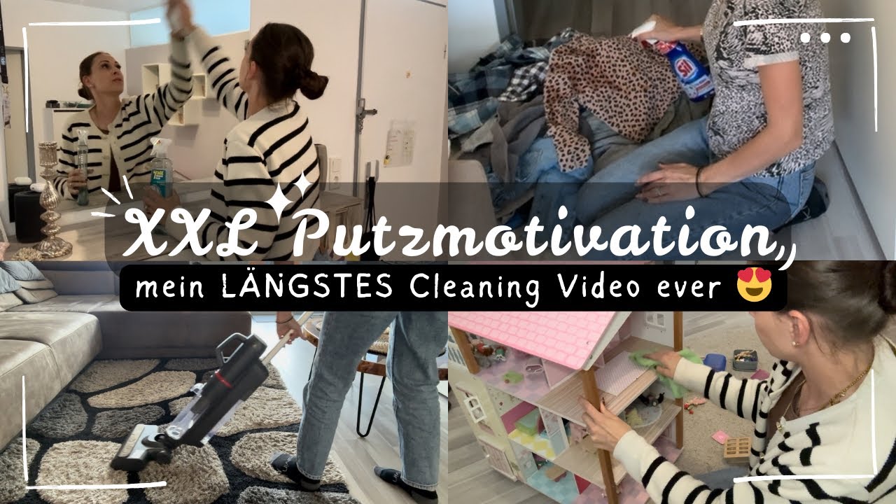 XXL CLEAN with me 🧹🧼 Putzen in ECHTZEIT🤩 | Putzmotivation | ORDNUNG im Haushalt | Vlog | Clean Vicky