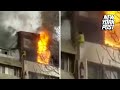 Caught on camera: Women fall several stories attempting to escape hotel fire