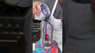 Spiderman Cake Comes Out Stunning