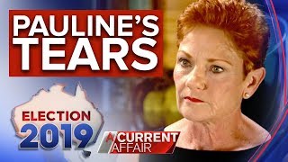 Pauline Hanson’s tears – Tracy Grimshaw EXCLUSIVE | Nine News Australia