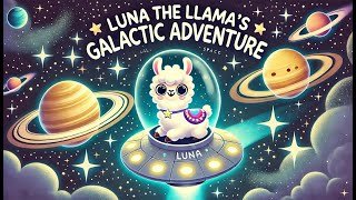 Luna the Llama’s Galactic Adventure| Relaxing Bedtime Story for Kids with Music & Animation