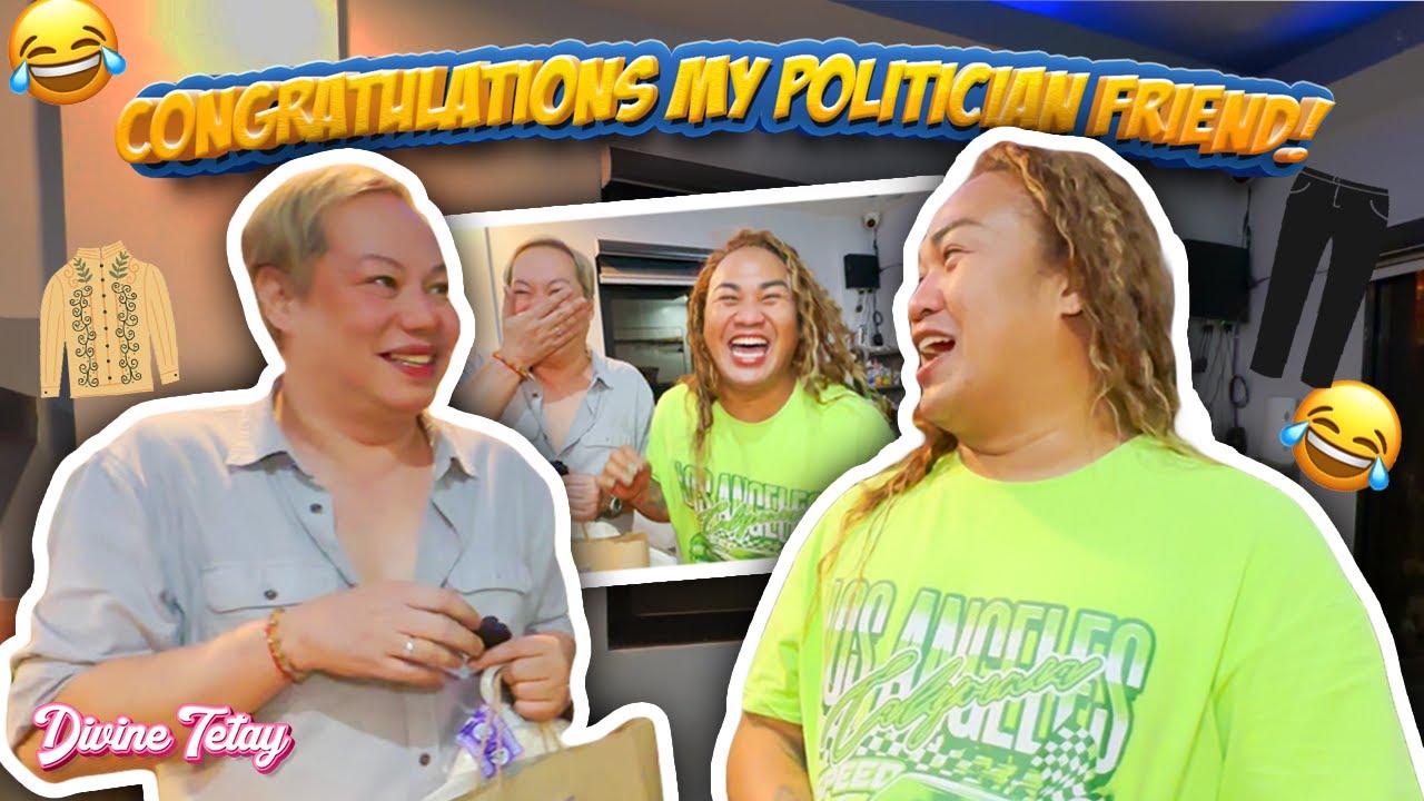 BINIHISAN KO NG PANG OATHTAKING NYA SI ATE NEGI! ( STYLING MY POLITICIAN FRIEND ) | DIVINE TETAY