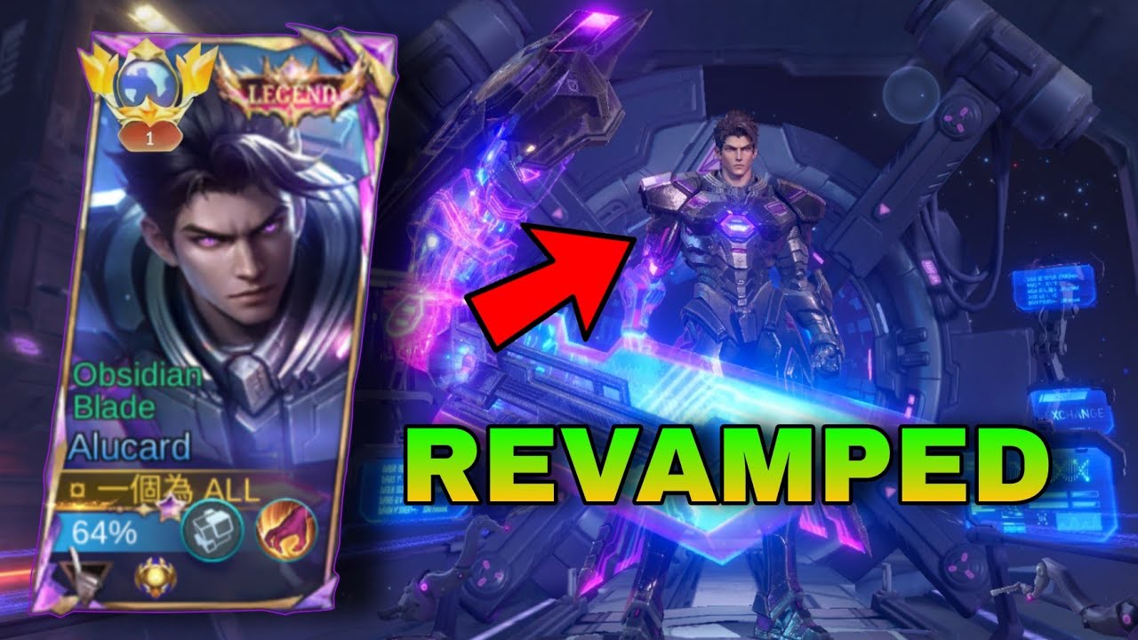 🤯ALUCARD LEGEND SKIN " OBSIDIAN BLADE "  IS REVAMPED FINNALLY‌!! 😇