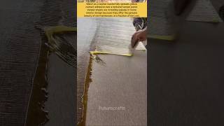 The Satisfying Process of Veneer Glue Application