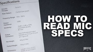 Understanding Microphone Specifications (FAQ Series)