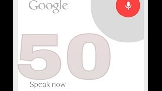 50 Google Now Voice Commands