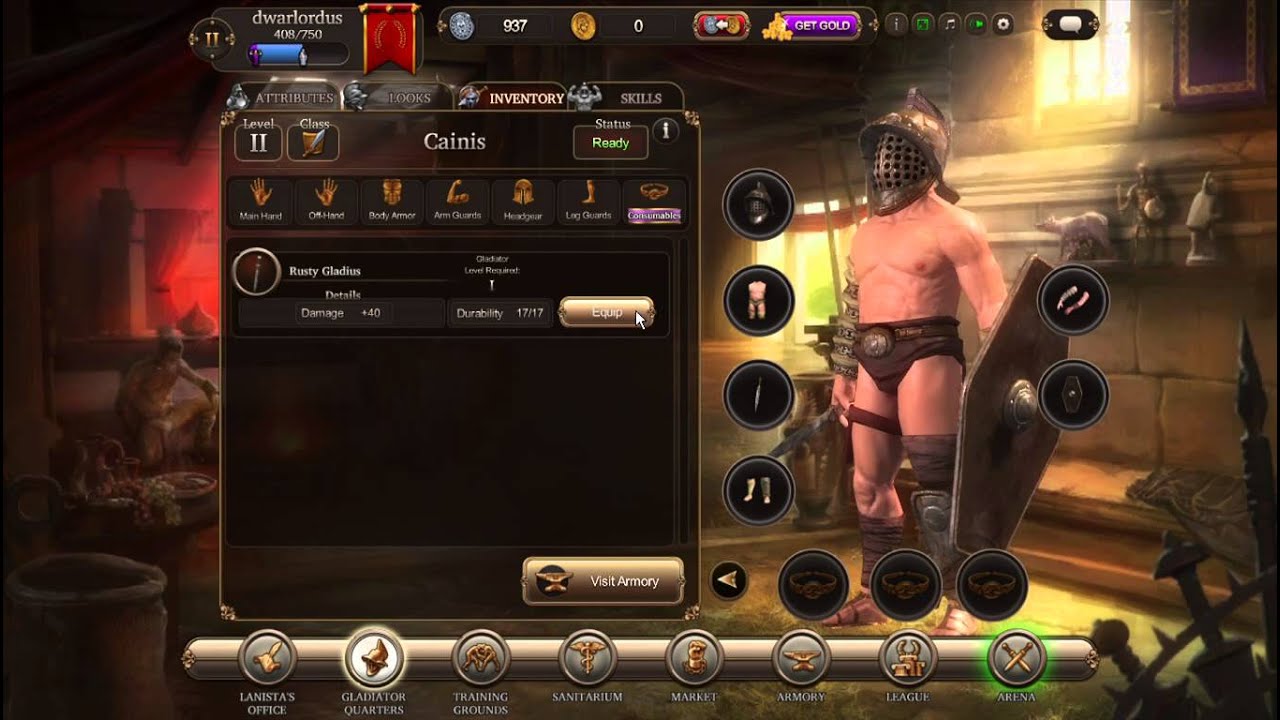 The Gladiators - Online Žaidimas