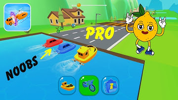 shape shifting -shape shifting🚗🚲all levels gameplay walkthrough android,ios #viral #trending #shorts