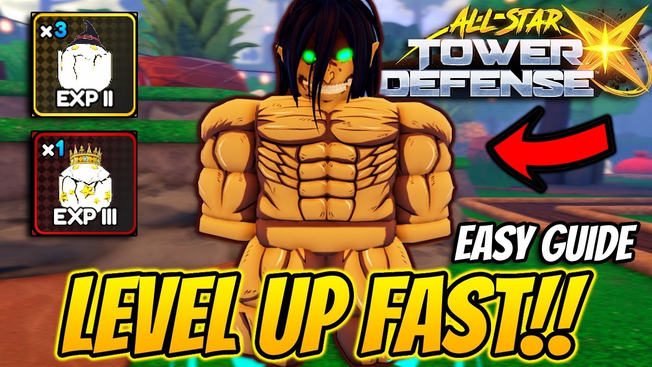 Лучший способ повысить уровень своих юнитов *БЫСТРО* в All Star Tower Defense X