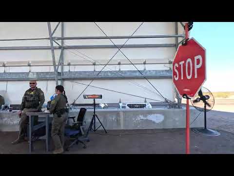 Checkpoint -- Stop & Wave, U.S Border Patrol Immigration Inspection, NGH10620