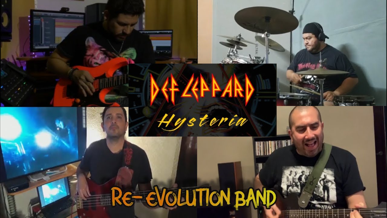 HYSTERIA cover by Re-Evolution band - YouTube