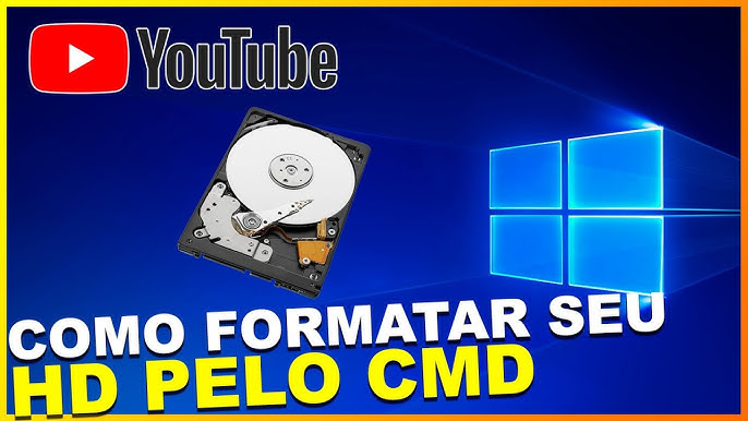 Como Formatar Pendrive pelo CMD (Prompt de Comando) no Windows