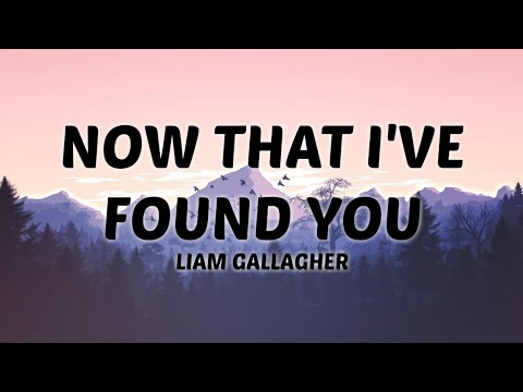 Liam Gallagher - Now That I've Found You | Lyrics