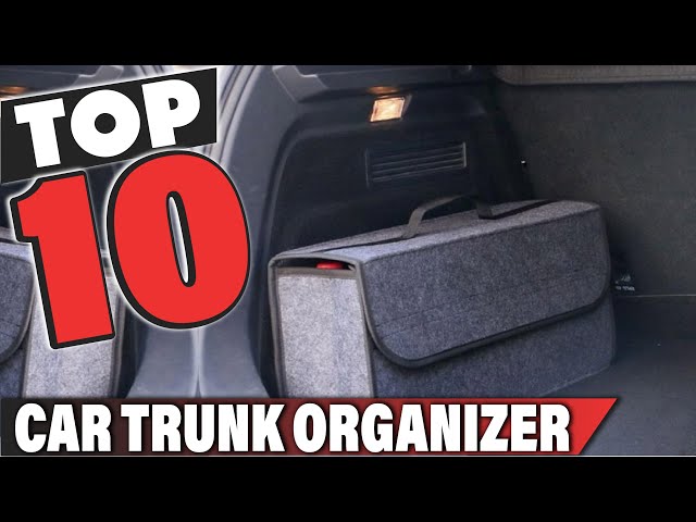 Best Car Trunk Organizer In 2023 - Top 10 Car Trunk Organizers Review 
