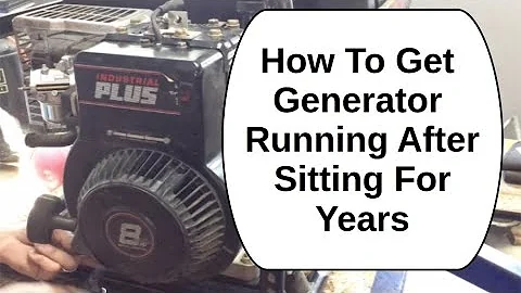 How To Get Generator Running After Sitting For Years
