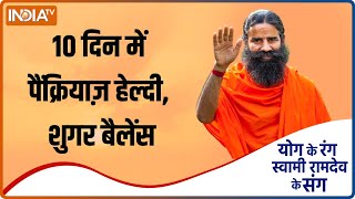 Yoga Tips: योगगुरू का चैलेंज, 10 दिन में पैंक्रियाज़ हेल्दी, शुगर बैलेंस? आज जानिए Swami Ramdev से screenshot 3