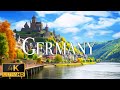 FLYING OVER GERMANY (4K Video UHD) - Calming Piano Music With Beautiful Nature For Stress Relief