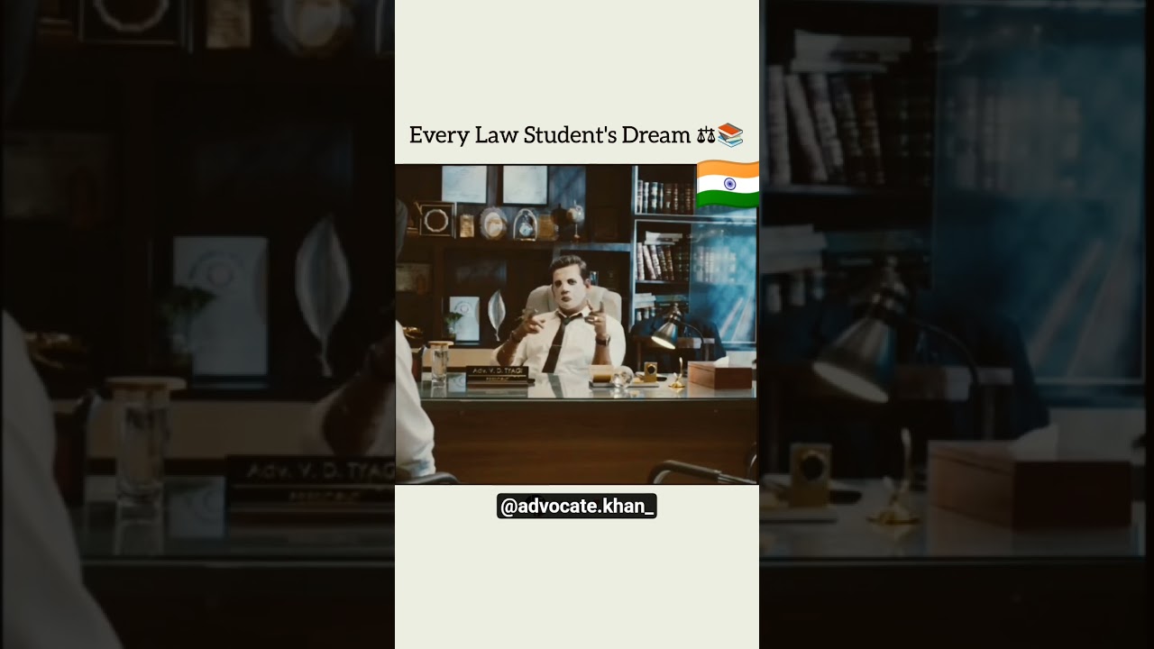 Dream of law student 