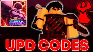 Update Here! All *NEW* Codes in Anime Final Strike Berserk Update
