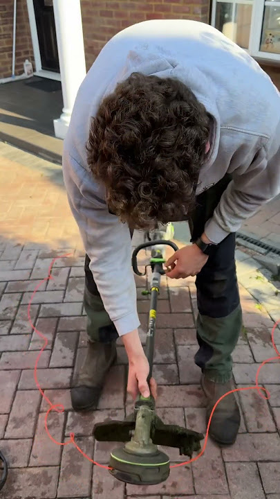 This is the  EGO STA1700 Line Trimmer Attachment.  #egopowerpluseu #satisfying #lawncare #ego