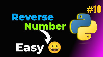 Python Program for Reverse a Number || Python Programming Practice || RdCodingVines