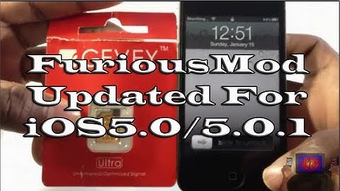 Gevey Ultra Tool FuriousMod Updated To Support iOS 5/5.0.1