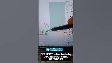SOLUSDT in live trade by DTC indicator setup