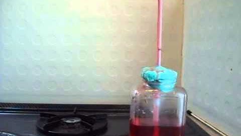 【お手軽実験】ストロー温度計の反応2