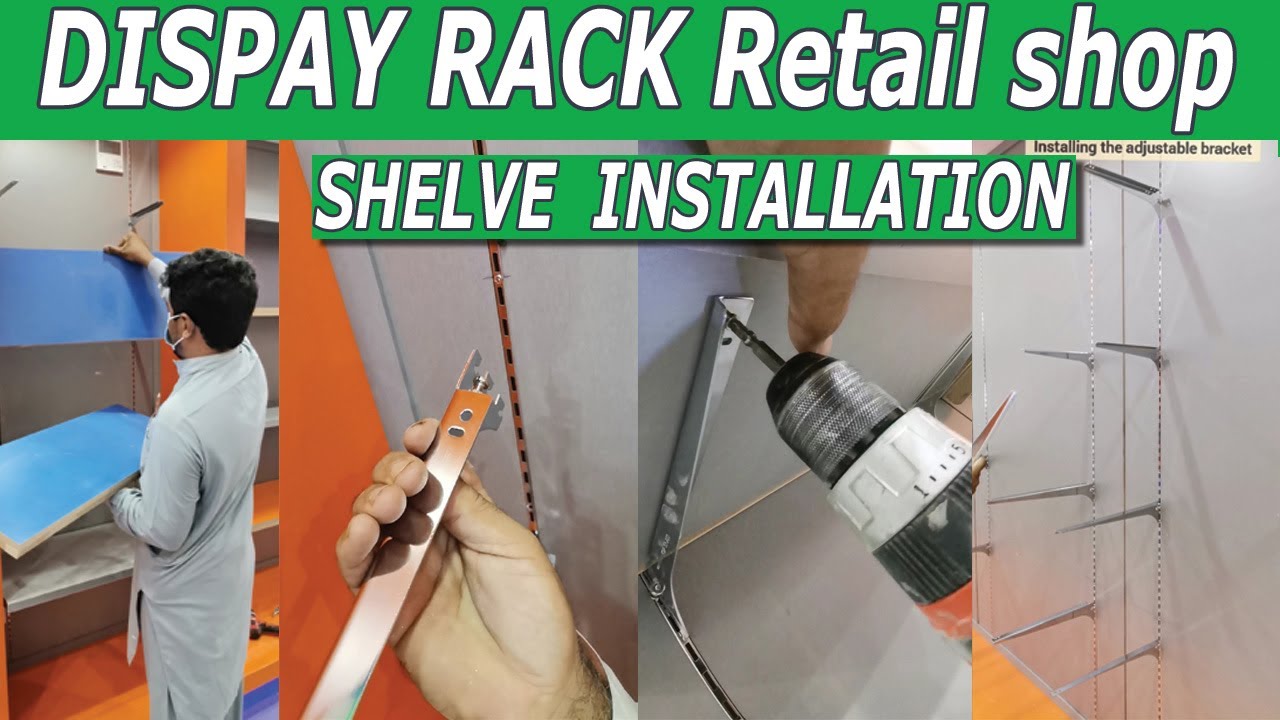 How to install a display rack #shelfdisplayinstallation - YouTube