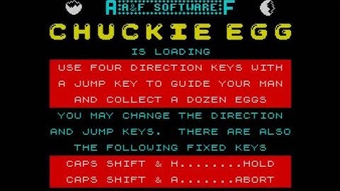 Chuckie Egg ~ ZX Spectrum
