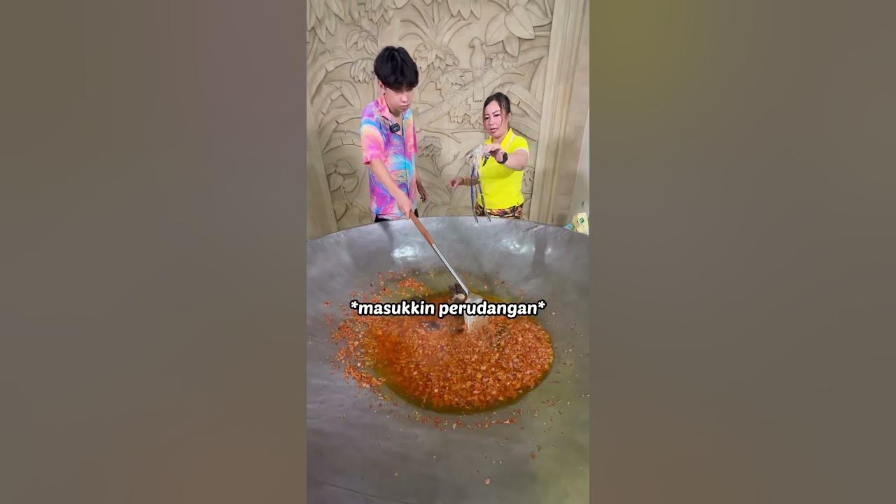 MASAK NASI GORENG SEAFOOD RAKSASA?!