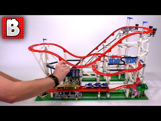 The Roller Coaster 10261 Theme Park Street View Ideas Creator Expert Series  4124Pcs Modular Building Blocks Kids Toy Gift 15039