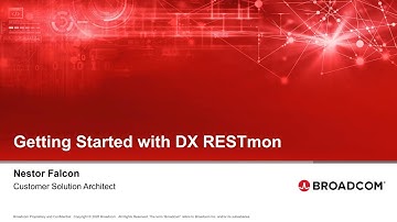 Getting started with DX RESTmon