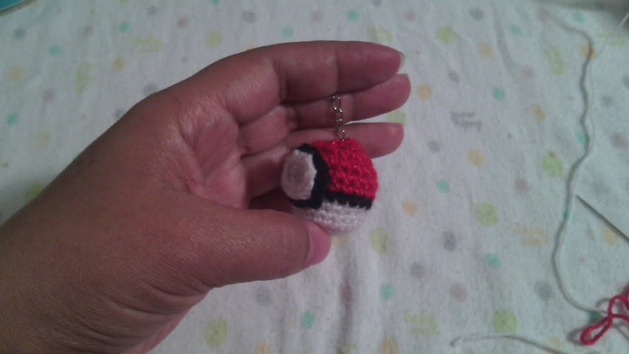 POKEBOLA A CROCHET FACIL Y RAPIDO manualidades de animales