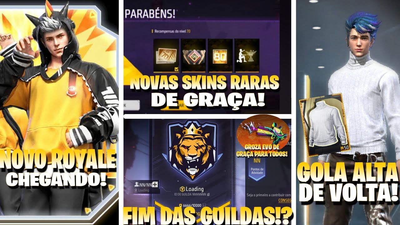 Free Fire: 10 skins mais raras do battle royale da Garena, free fire