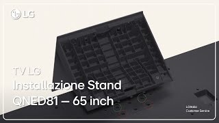 Lg Tv Lg Qned81 Stand Installation 65-Inch
