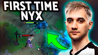 Arteezy Tries Nyx For the First time...